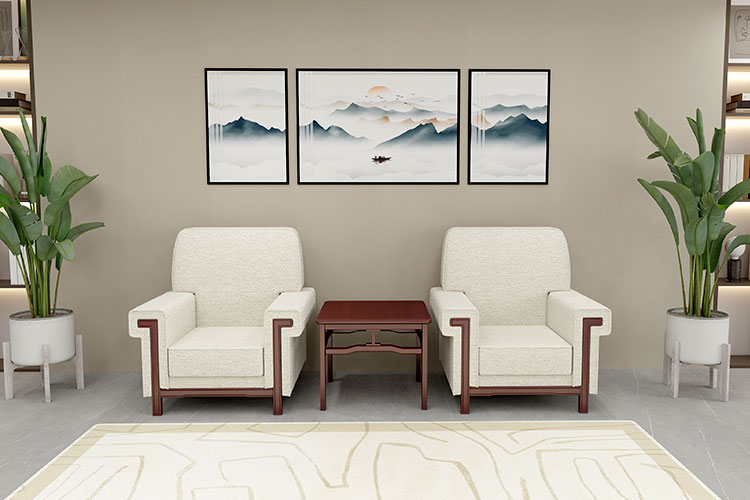 8573接待沙发，软扶手接待沙发