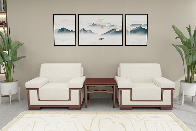 8578接待沙发，软扶手接待室沙发