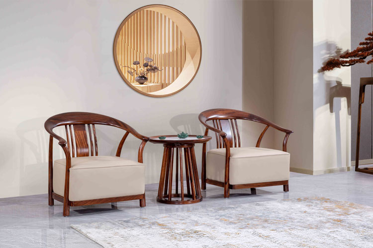 SM-休闲椅02,实木休闲沙发,办公室洽谈椅