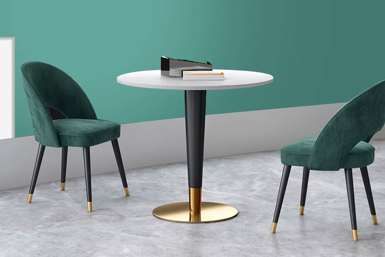 D1806-B休闲茶几，售楼处4S店洽谈桌岩板洽谈茶几