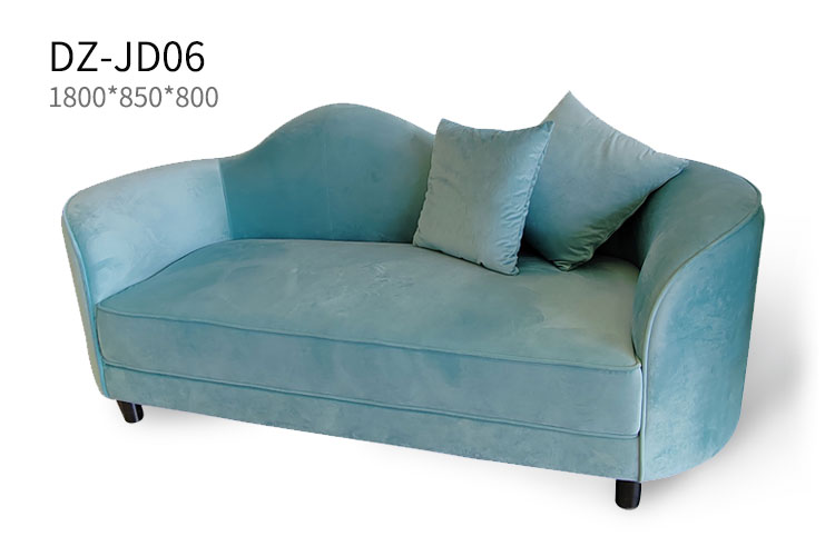 DZ-JD06休闲沙发，酒店大堂接待沙发公寓沙发一米八小户型沙发