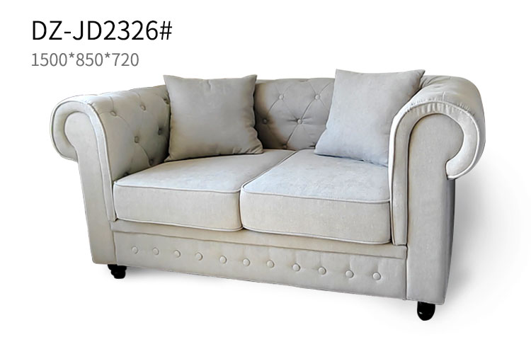 DZ-JD2326#双人沙发，酒店沙发公寓小户型沙发
