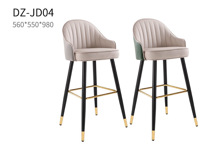 DZ-JD04吧椅，酒店吧椅现代简约岛台高脚椅