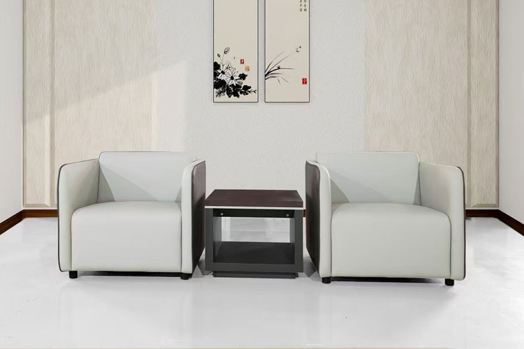 2504#休闲接待沙发，现代简约接待室沙发