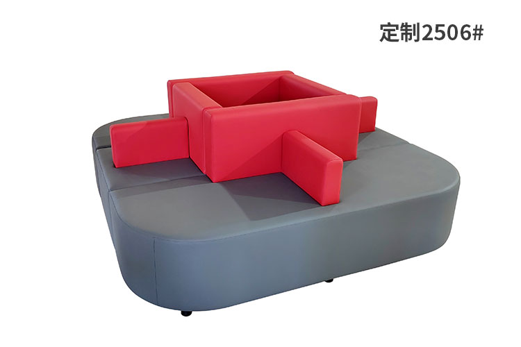 定制2506#沙发，银行围柱沙发银行大厅定制沙发