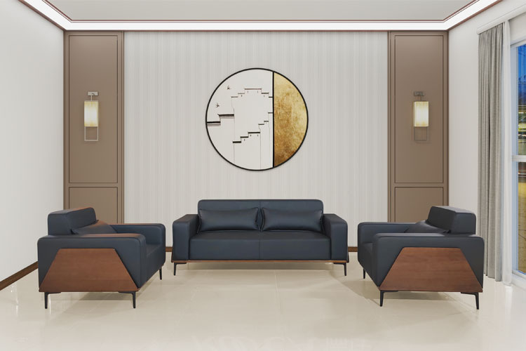 2505#办公沙发,现代经典办公沙发木框办公沙发