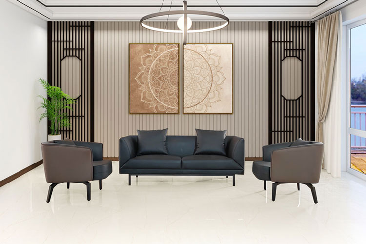 2512#三人办公沙发,2512#单人轻奢现代办公沙发北欧风办公沙发