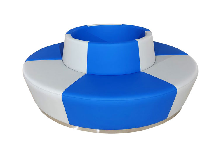 定制围柱沙发，大厅沙发异型沙发定制