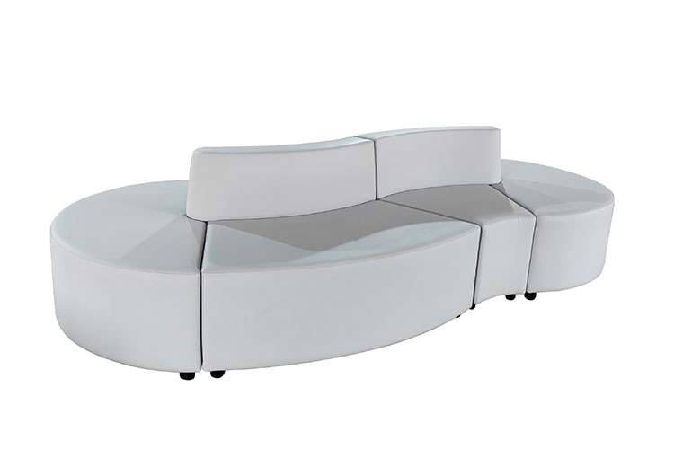 3米建行定制大厅休闲沙发，定制客户休闲沙发